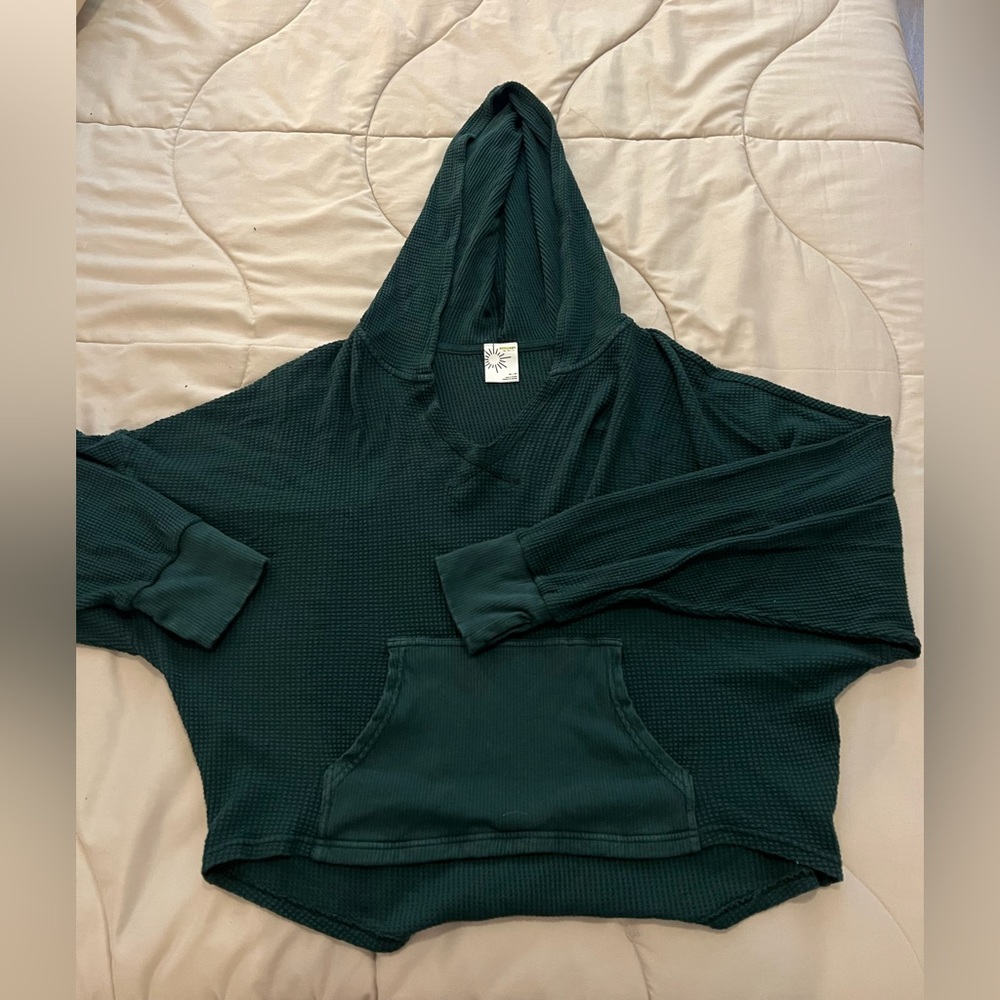 Aerie waffle hoodie